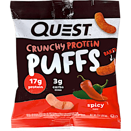 Crunchy Protein Puffs - Spicy Flavour